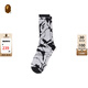 BAPE accessories reflective camouflage pattern jacquard mid-calf socks 184006K black BKX L one size