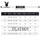 Playboy Round Neck Sweatshirt Men's 2026 Spring and Autumn Loose Casual Bottoming Shirt Men's Long Sleeve T-Shirt Tops Men's Gray S 95-120Jin Jin is equal to 0.5 kg