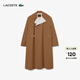 LACOSTE French Crocodile 2025 Autumn and Winter Show Series Uniform Coats for Men and Women|BH4563 52I/khaki brown/off-white M
