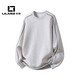 LILANZ official retro striped sweatshirt men's spring 2026 new loose round neck pullover flagship official pearl white 3XL