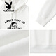 Playboy (PLAYBOY) American Heavy Hooded Sweatshirt Men's 2026 Spring Loose Retro Illustration Printed Jacket Couple Tops Men's Black 2XL