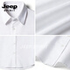 JEEP SPIRIT long-sleeved shirt men's business casual shirt men's non-iron anti-wrinkle professional formal top men green 38