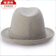 Hengyuanxiang sombrero de primavera y verano sombrero de copa para hombres de mediana edad y ancianos sombrero de jazz de lino para ancianos sombrero de verano para papá sombrero para el sol sombrero de tela gris 58 cm