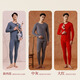 Jingshuran Jingdong's own brand warm comfortable underwear long-staple cotton 7A antibacterial men's thermal suit XL