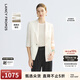 Langzi Lantingxu mulberry silk suit jacket temperament summer new new Chinese button suit off-white 2XL
