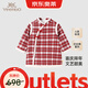 YEEHOO shopping mall same style girls dress long-sleeved winter warm cotton skirt festive girls New Year's greetings dress New Year red 90 cm (recommended height 78-90cm)