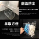 Acrylic wall-mounted storage box, disposable mask gloves, hats, shoe covers, household wall-mounted transparent dust-proof box, three-compartment hanging mask box with openings