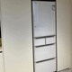 Hitachi (HITACHI) 401L multi-door refrigerator imported from Japan, small-sized classic vacuum preservation, automatic ice making, dormancy preservation, rapid refrigeration, crystal white R-XG420KC