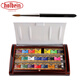 Holbein (Holbein) Japanische Holbein -Aquarellkünstler Künstler Festes Aquarellpigment 18 Farben (PN694) Single Box [Senden Sie Baohong Aquarellpapier 32K/10 Bilder]