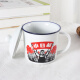Bethes water cup classic imitation enamel cup small target ceramic mug with lid retro tea jar custom nostalgic tea cup