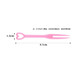 Fruit fork, disposable fork, transparent plastic small fork, crystal snack cake fork, fruit pick, love fruit pick, 500 pieces, transparent heart-shaped fruit fork