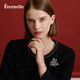 Eternelle French eternal original design brooch high-end feminine clothing accessories pin neck corsage wedding purple
