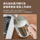 柏翠意式咖啡机家商用全半自动研磨一体机小型浓缩奶泡机双泵双炉 PE3899 节日礼物 星光海盐白（ 下单前咨询送惊喜赠品 ）