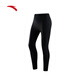ANTA (ANTA) Velvet Tights Women's Winter High Waist Tummy Lifting Pilates Outerwear Yoga Pants Sports Pants Basic Black-1 S (Female 160)