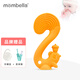 Mombella baby squirrel baby teether baby teething stick chewable chewable toy 5-12 months orange squirrel
