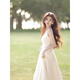 Yanlifen (Yanlifen) Vestido de princesa de princesa escapada para mujeres 2025 Vestido de compromiso de verano NUEVO Falta blanca francesa