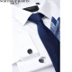North Martin high-end French shirt cufflinks men's Swarovski diamond shirt cuffs cuffs gift box gray
