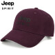 JEEP Jeep hat men's baseball cap new peaked cap Korean style trendy sun hat fashion hip-hop sun protection outdoor street sun hat CA0153 black one size fits all (56-61CM) cap circumference size can be adjusted