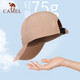 Camel (CAMEL) outdoor sports baseball cap for men and women, breathable sun hat, face covering cap 133BARC017 Phantom Black