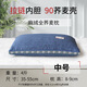 Ye Hanwei linen buckwheat shell pillow buckwheat pillow large buckwheat skin pillow core long pillow home blue one 4Jin Jin equals 0.5kg buckwheat 35*55cm