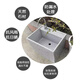 Huili custom-made granite mop pool outdoor open-air courtyard stone mop pool sink marble mop pool granite mop pool 50*40*45 cm high