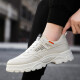 Ancient Forest Work Shoes Men's Summer Men's Shoes Breathable New Trend Versatile Sports and Leisure Work Shoes Men's Running Mesh Trendy Shoes Beige 42
