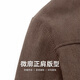 Mark Huafei Corduroy Premium Lapel Jacket Men's Autumn and Winter New Youth Trendy Plush Jacket Brown Brown 318 L (175)