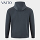 Vasto Vasto Shopping Mall Même veste en tricot en laine douce et confortable pour hommes Sports à capuche et hauts d'hiver décontractés Gray 22E191047 XL180