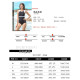 Li Ning LI-NING professional sports small breast push-up sexy one-piece swimsuit for women conservative belly-covering slimming swimsuit LSLN844-2 black XL