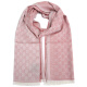 GUCCI/Gucci unisex double-sided wool square scarf luxury goods (in stock) 2819423G7046978 pink