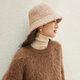 Siggi autumn and winter fisherman hat women's wool hat fashion versatile bucket hat plus velvet warm basin hat camel