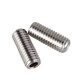 Guwanji 304 stainless steel set screw concave end tightening machine rice cup tail headless hexagonal screw Kimi top screw screw M6x8 50 pieces