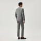 K-Boxing Men's Wear (K-Boxing) Sheep Wool Business Casual Gentleman Suit Men|HSFT1906 Medium Gray A 52/2XL