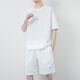 Star-Zhe Youth Clothes Men's Summer Waffle Ice Silk Short-Sleeve T-Shirt Men's Sports and Casual Set Men's Clothes A Set with Handsome Half-Sleeve Solid Color High-end Gray (X3880 Set) XL 115-140Jin[Jin equals 0.5 kg] Priority Shipping