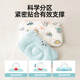 Jingqi Class A baby neck pillow, 100% cotton, breathable, sweat-absorbent, machine washable, children's pillow for 6 months to 8 years old, milk-flavored bunny, 30*50cm