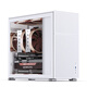 JONSBO Pinecone D41 MESH version white ATX chassis (dual 360 radiator/ATX power supply/Type-c Gen2 10Gbps+/vertical air duct/long graphics card)