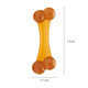 EETOYS small double-headed arched bone dog toy for teeth grinding, teeth cleaning, bite resistance and solitary boredom relief pet supplies