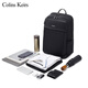 Colins Keirs Rucksack Herren Rucksack große Kapazität Wasserresistente Business Computer Bag Travel Business Pendler Rucksack College Schultasche Schwarz schwarz