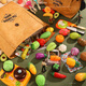 
mobee fruit cut toys children's vegetable set baby can chew peeled boys and girls kitchen cooking gifts