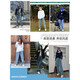 Foss Phil Jeans Spring y Autumn Style de primavera y otoño Color sólido recto sólido American versátiles High Street ancho de pierna ancha Casual Hombres de moda Hombres 718-825 Blue oscuro L [sugerido 130-145Jin [Jin equivale a 0.5 kg]]