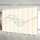 Sala de estar Yuexinmei, entrada, oficina, sala de conferencias, partición del hotel, moderna pantalla móvil de doble cara, Tamaño personalizado F-831, un moderno impermeable y transparente de 40x180 cm
