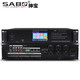 SABO timer player amplifier all-in-one high-power campus broadcast system set mp3 intelligent timer background music automatic bell system 900C black (16G memory 8 partitions remote broadcast)