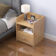 [JD.com] Zimuyu Bedside Table Simple Modern Bedroom Storage Cabinet Small Cabinet Bedside Cabinet Single Drawn Wood Color