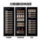 Faseeny420mm ultra-thin sideboard wine cabinet embedded red wine cabinet constant temperature wine cabinet wine preservation refrigerator cabinet built-in tea beverage refrigerator display cabinet preservation cabinet 1620 height / 420 depth / full glass door single temperature 54 bottles