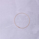 Fat Donglai's same K gold thin bracelet, niche handmade American 14K gold-filled niche design for women, simple gold-filled bracelet, 14K gold-filled ultra-fine 0.5MM open bracelet, ultra-fine