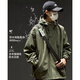 Woodpecker Jacket Men's Autumn and Winter 2026 New Trendy Men's Workwear Handsome Jacket Outdoor Windproof and Waterproof Top Black Regular Style L Recommended 125-145Jin Jin equals 0.5 kg