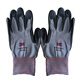 3M sheet metal gloves comfortable anti-slip/wear-resistant/oil-resistant/labor-proof/nitrile palm dipped gloves highly breathable gray L