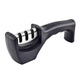 Three-stage rapid manual knife sharpener, household kitchen knife sharpening whetstone, kitchen multi-functional diamond sharpening rod, knife sharpener - 1
