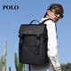 POLO Backpack Men's Travel Backpack Men's Lightweight Flip School Bag 15.6/16 Inch Computer Bag Business Travel Bag