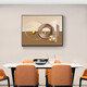 
Villa electric meter box hydraulic decorative painting modern simple horizontal version restaurant weak current box hanging painting abstract art living room mural abstract art 12596-2 porcelain diamond inlaid 100*80 covering 84*73 black frame